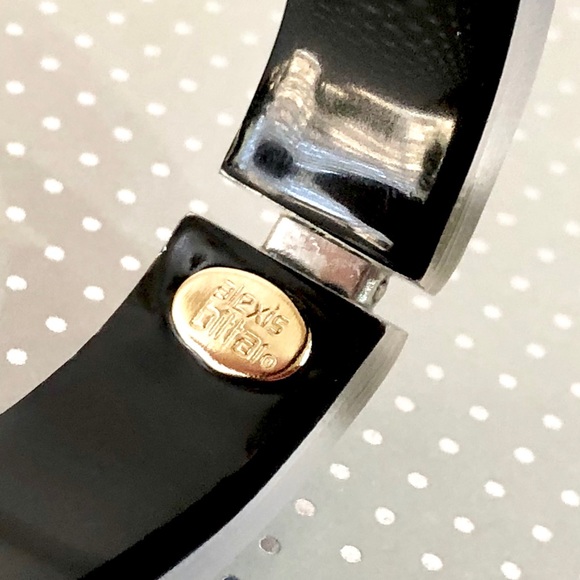 Alexis Bittar Blue Lucite Silver Star Bracelet - Picture 4 of 6